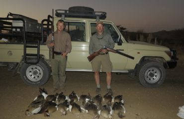 Schalk Pienaar Safaris Namibia ~ Wingshooting Egyptian Geese