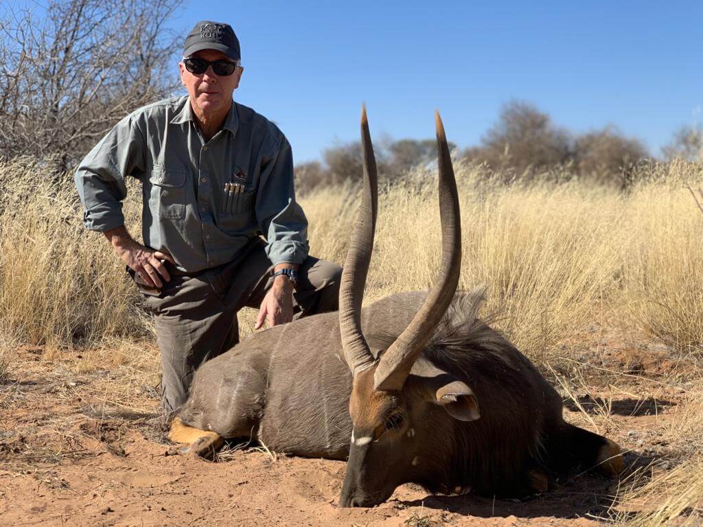 Nyala hunting ~ schalk pienaar safaris namibia