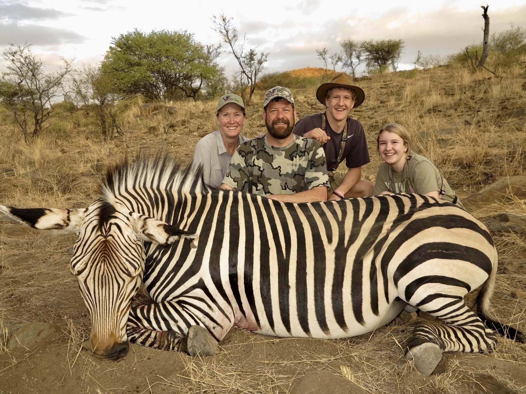 zebra hunt namibia