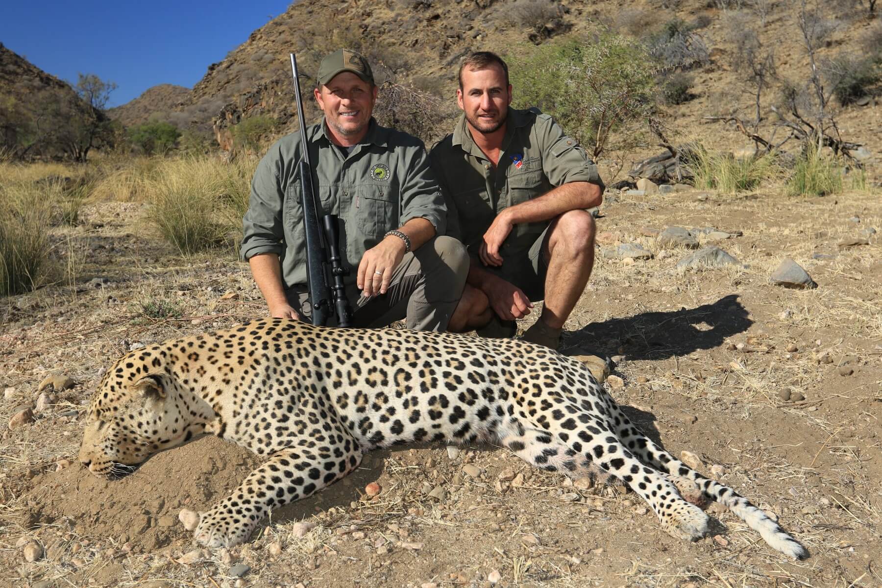 Leopard Hunting » Schalk Pienaar Hunting Safaris in Namibia