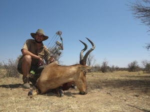 Schalk Pienaar Safaris Namibia ~ Red Hartebeest Bow Hunting