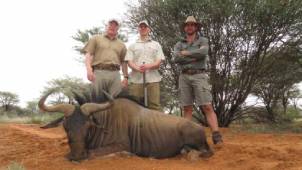 Schalk Pienaar Hunting Safaris Namibia 2018 Trophy ~ Wildebeest