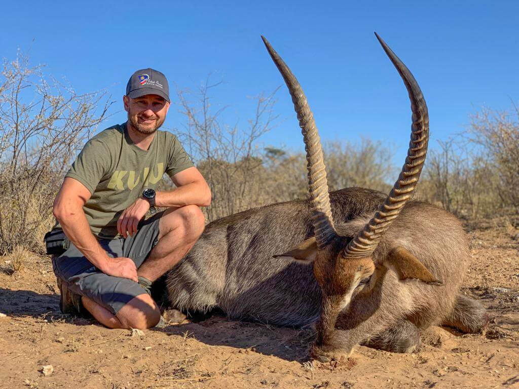 Schalk Pienaar Hunting Safaris Namibia 2018 Trophy ~ Waterbuck