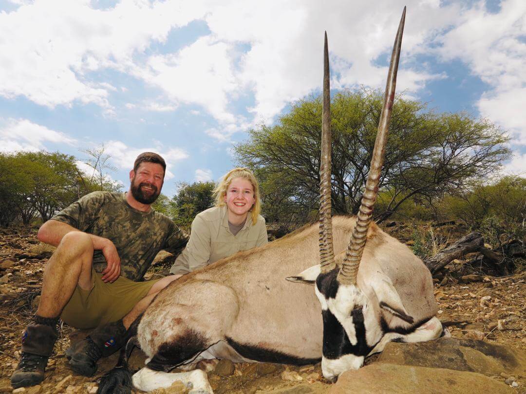 gemsbuck trophy ~ schalk pienaar safaris namibia